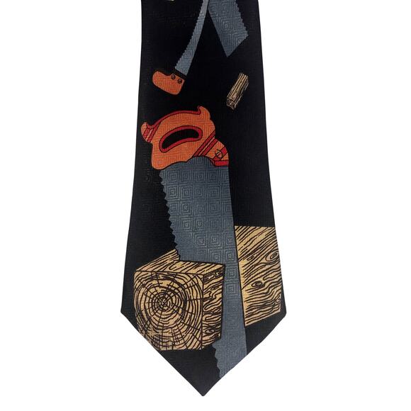 Saw Tools Tie - Picture 4 of 6